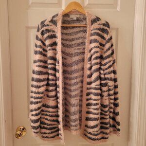 Charlie Paige Zebra Cardigan